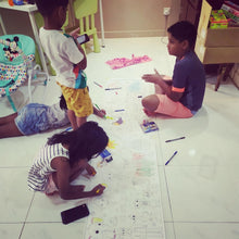 Load image into Gallery viewer, Tamil Interactive Colouring Sheet/Roll