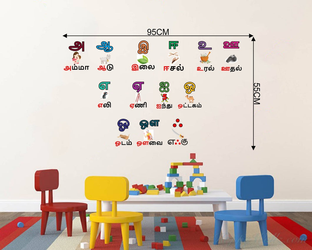 Uyir Alphabets with Pics