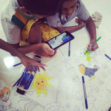 Load image into Gallery viewer, Tamil Interactive Colouring Sheet/Roll
